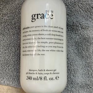 New! Philosophy Pure Grace bath wash